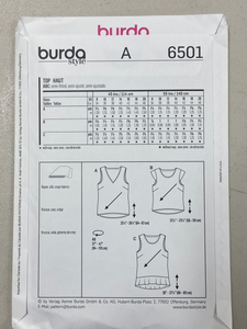 Burda Style 6501 Top