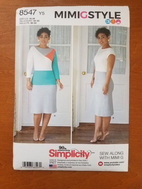 Simplicity Pattern 8547 Y5 MIMIGSTYLE Women's dresses